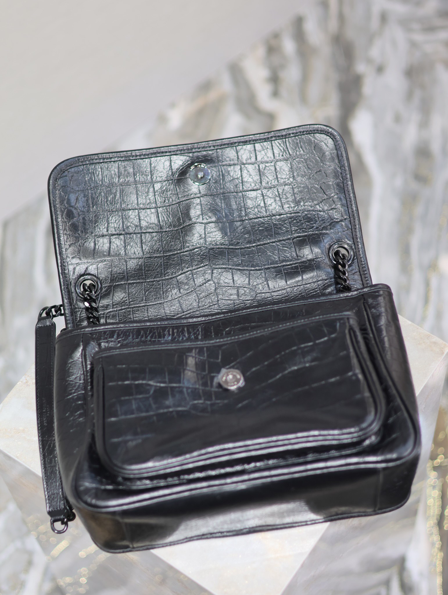 Saint Laurent 10A Handbag Shoulder Bag Top Mirror Quality Version niki 633158/498894