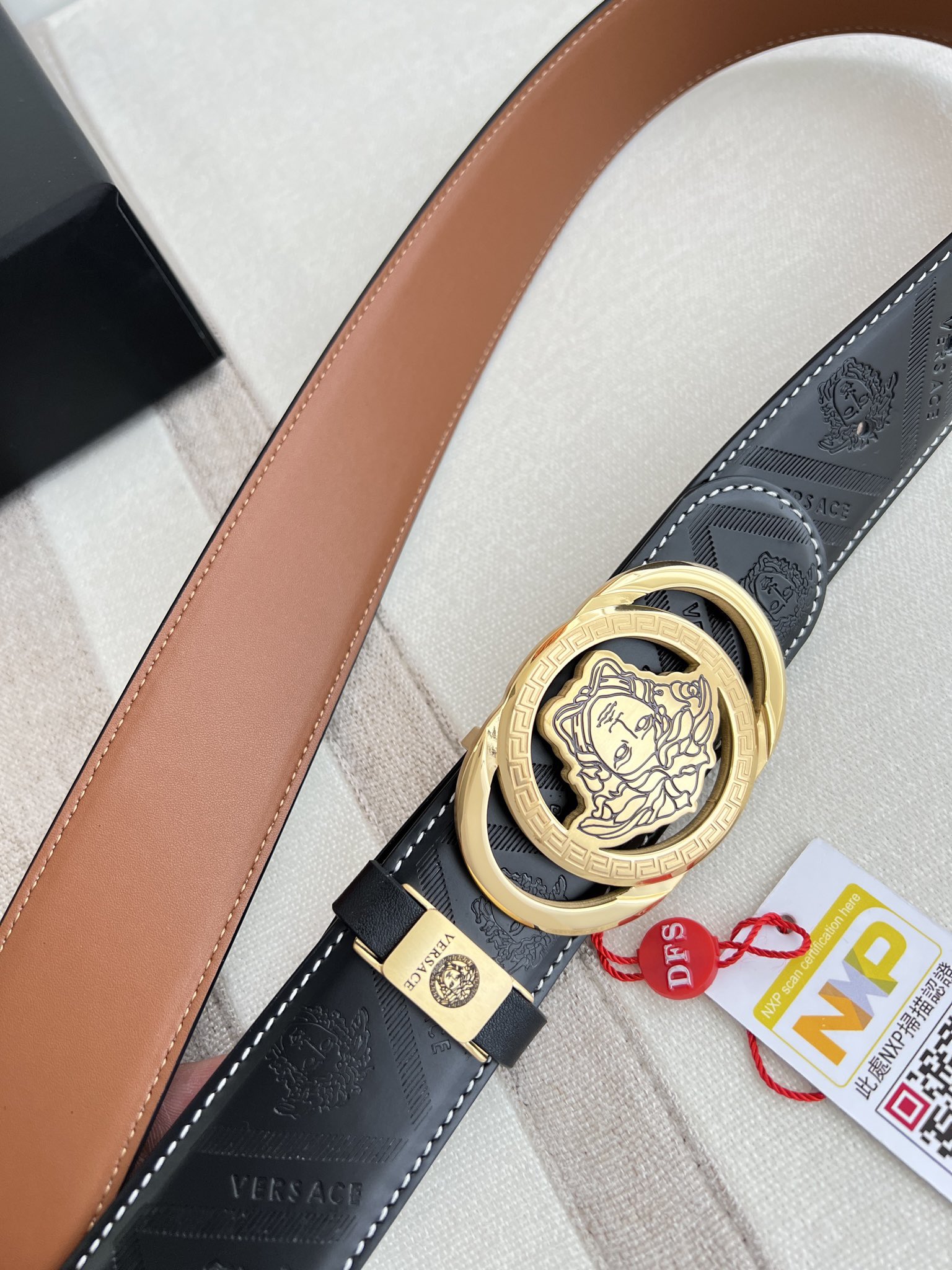 Versace Leather Belts 1:1 Mirror Version