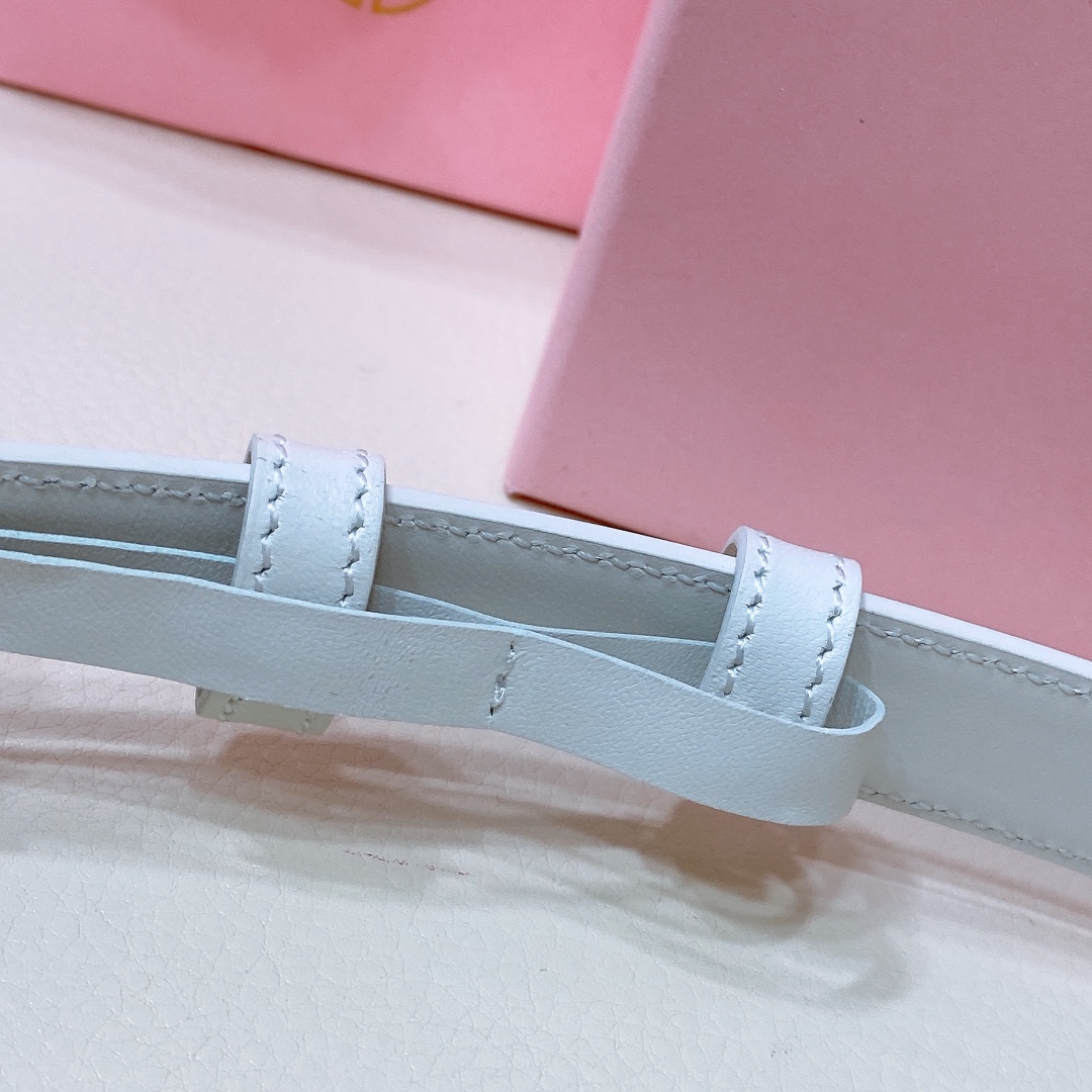 MiuMiu Leather Belts 1:1 Mirror Version