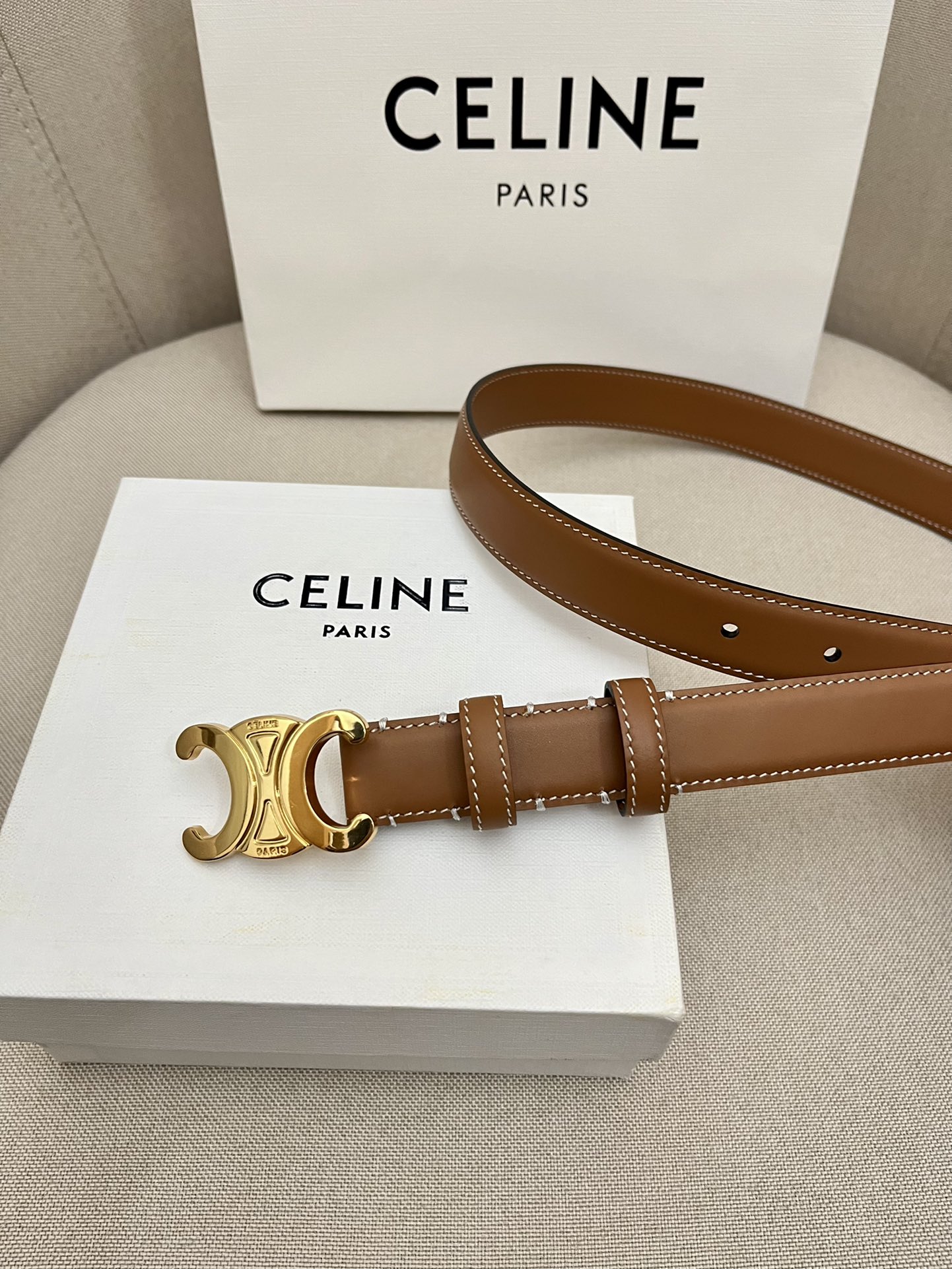 Celine Leather Belts 1:1 Mirror Version