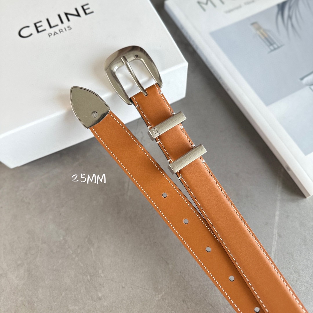 Celine Leather Belts 1:1 Mirror Version