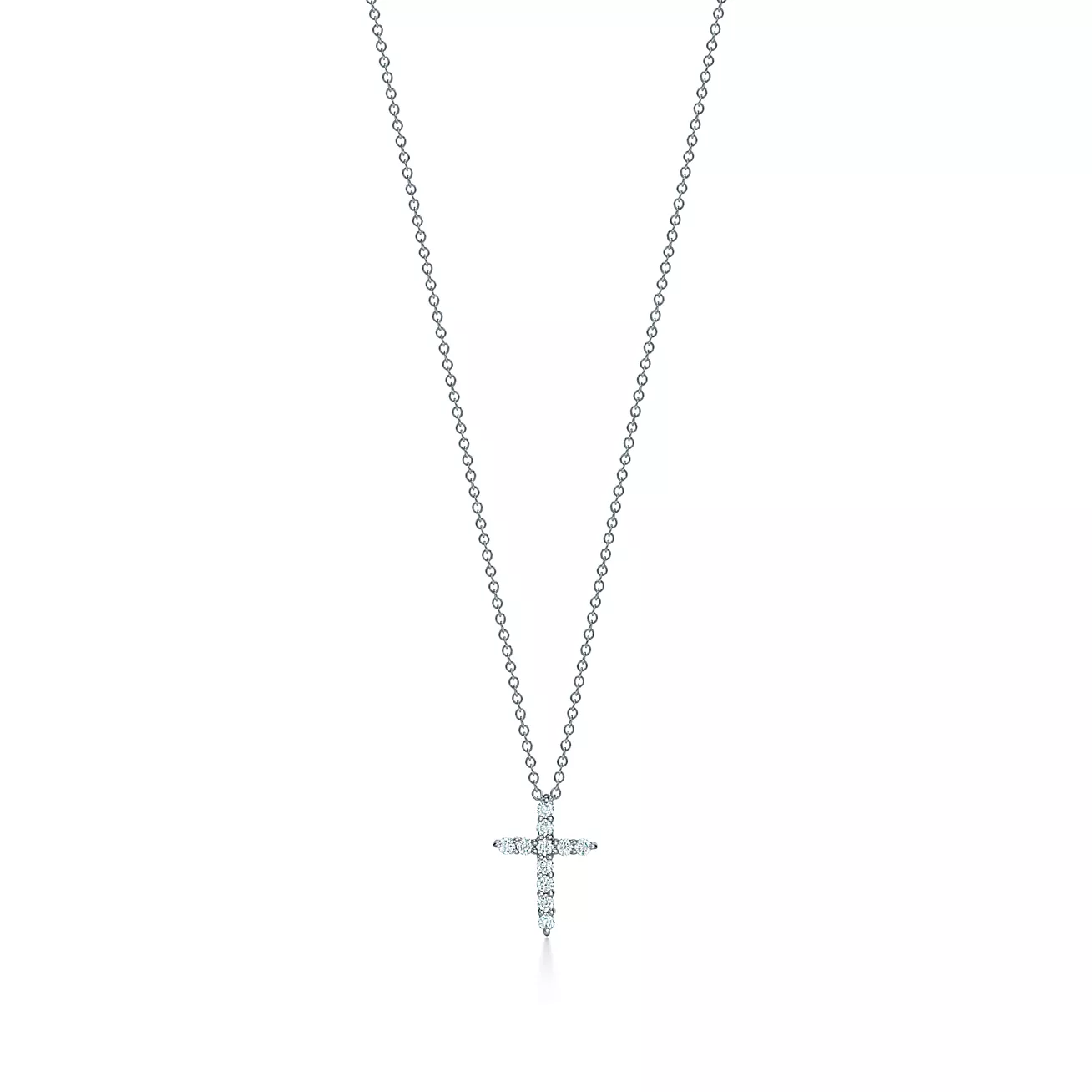 Tiffany Cross Pendant, Diamonds