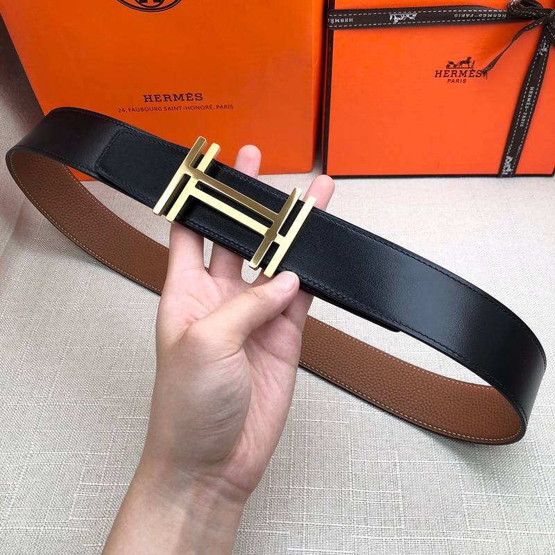 Hermes H Belt Buckle & Reversible Brown For Women, Women Belt 380MM