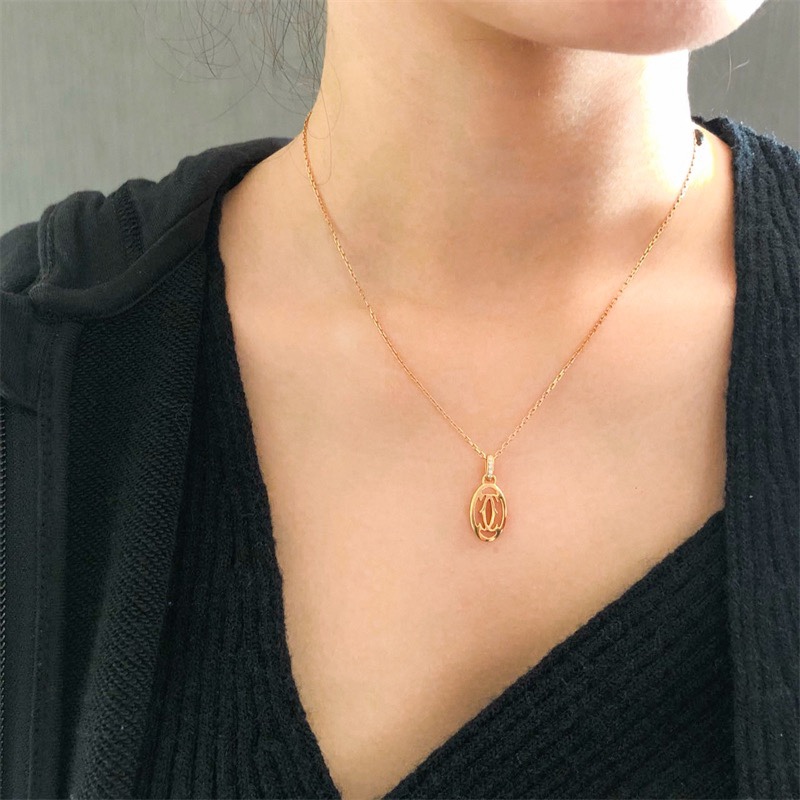 Cartier Round Necklace with Diamonds