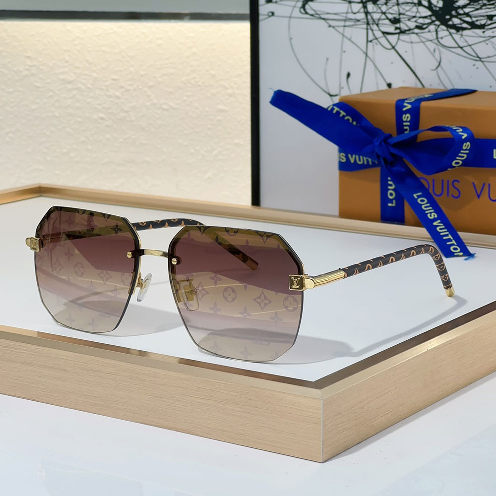 Louis Vuitton LV Clockwise Canvas sunglasses Top quality （Replica）
