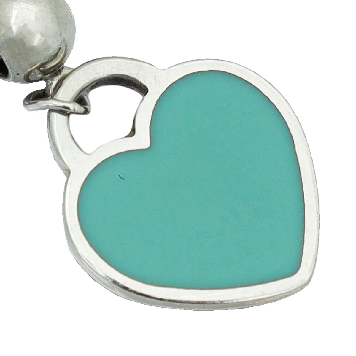 Tiffany & Co Tiffany Blue Heart Tag Bead Bracelet