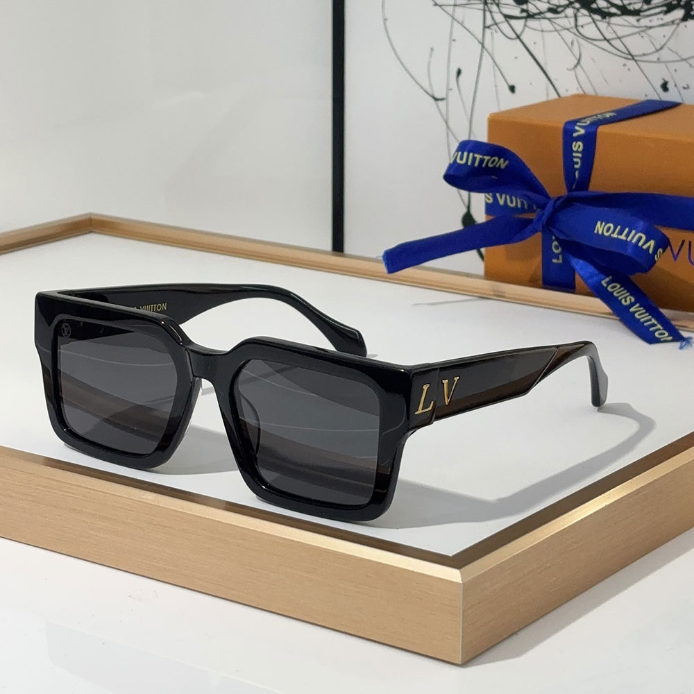 Louis Vuitton LV Mirror leg Logo sunglasses Top quality （Replica）