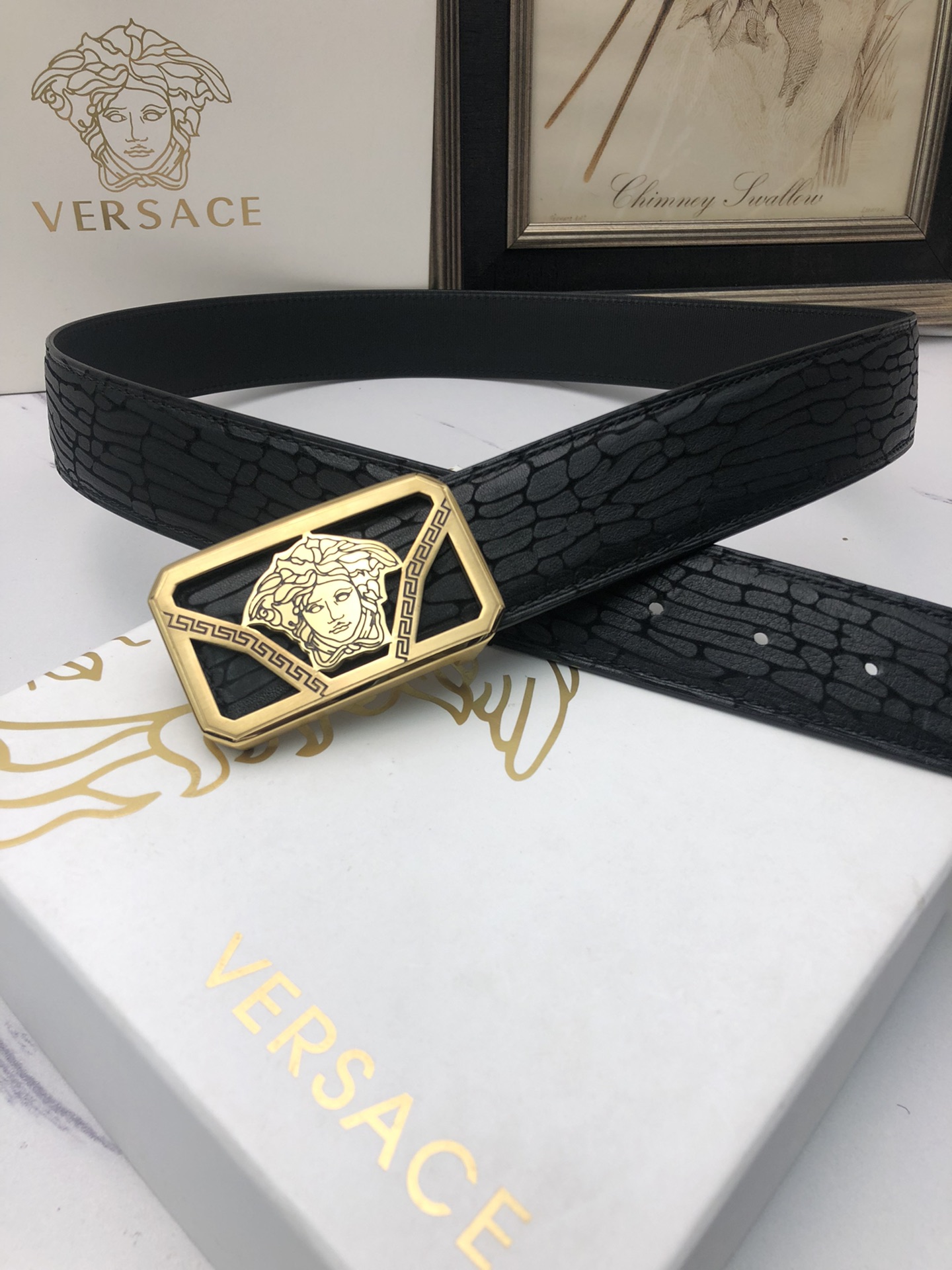 Versace Leather Belts 1:1 Mirror Version