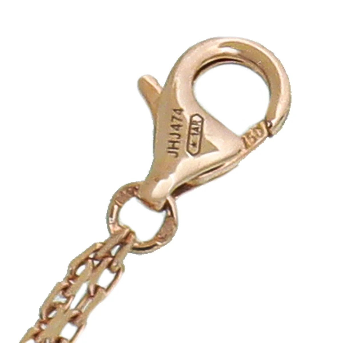 Cartier 18K Rose Gold 2 Diamond Love Necklace