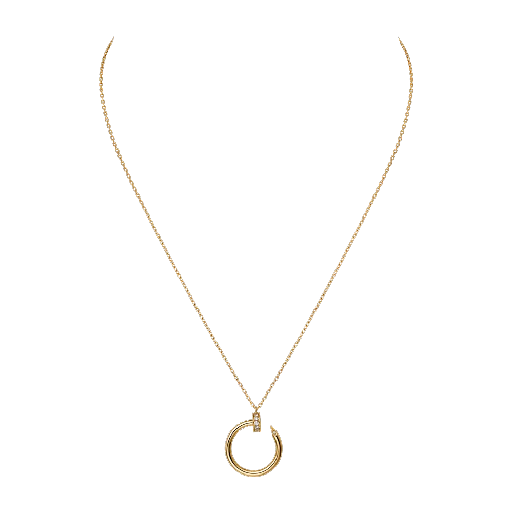 Cartier Juste Un Clou Necklace Yellow Gold, Diamonds B7224512