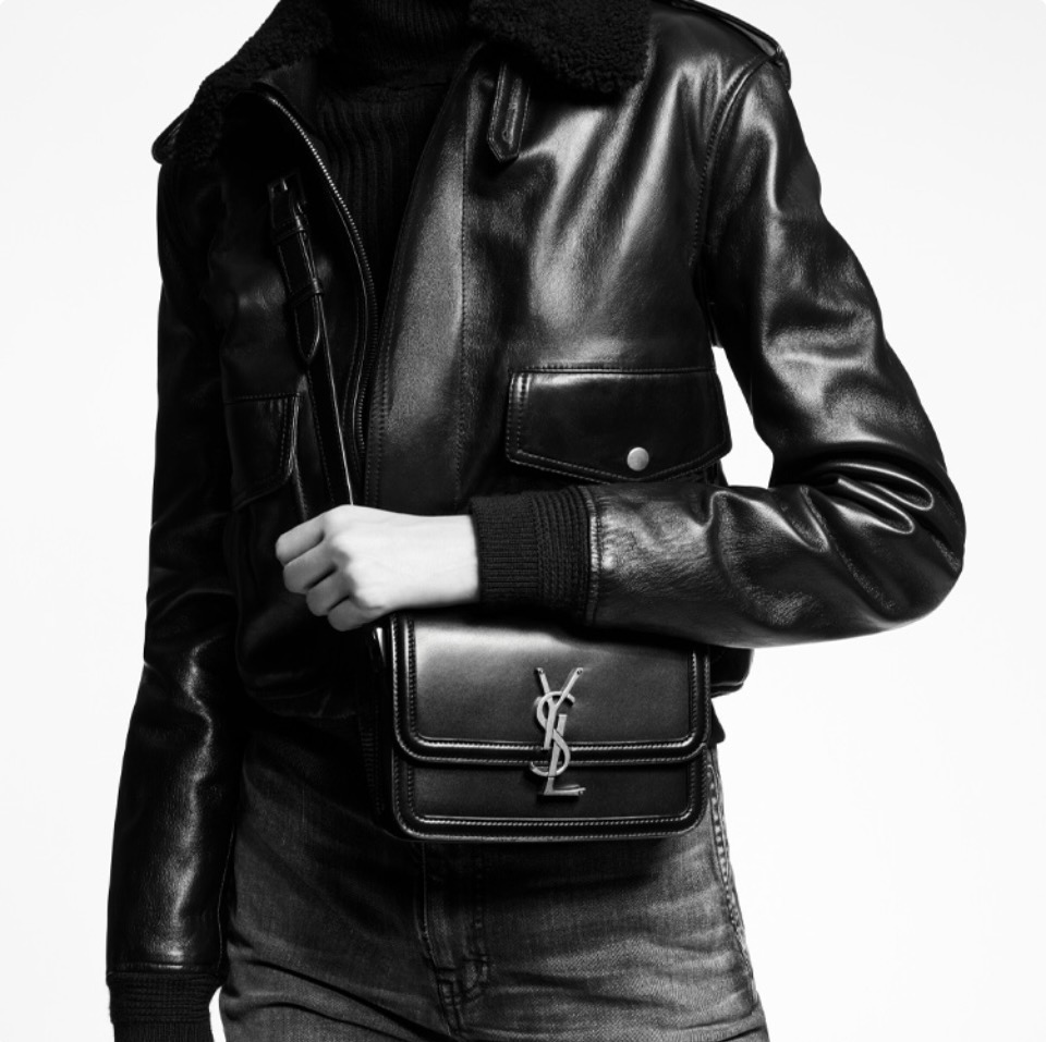 Saint Laurent YSL SOFLERINO Box Glossy Shoulder Bag (Replica)