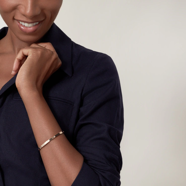 Cartier LOVE BRACELET, SMALL MODEL, 6 DIAMONDS, Rose Gold