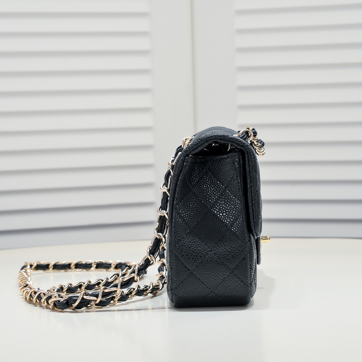 Chanel CF Caviar Shoulder Bag Handbag