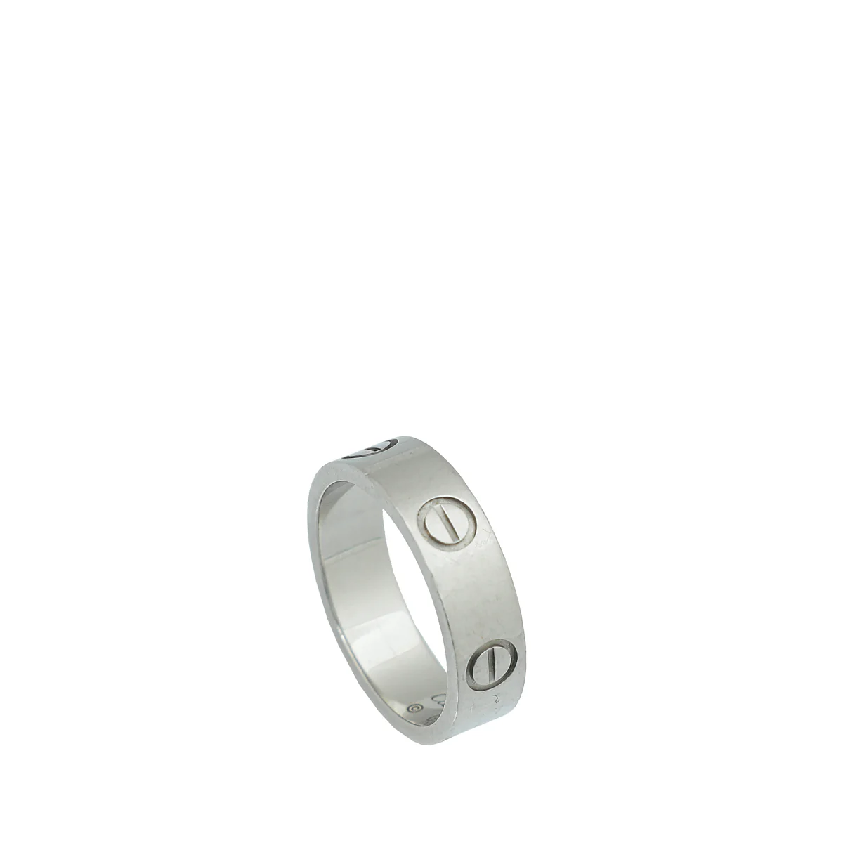 Cartier Platinum Love Wedding Band Ring 54