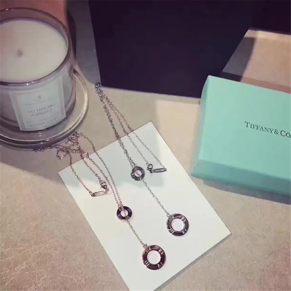 Tiffany Atlas Lariat Circle Pendant Necklace Gift For Women 30419359