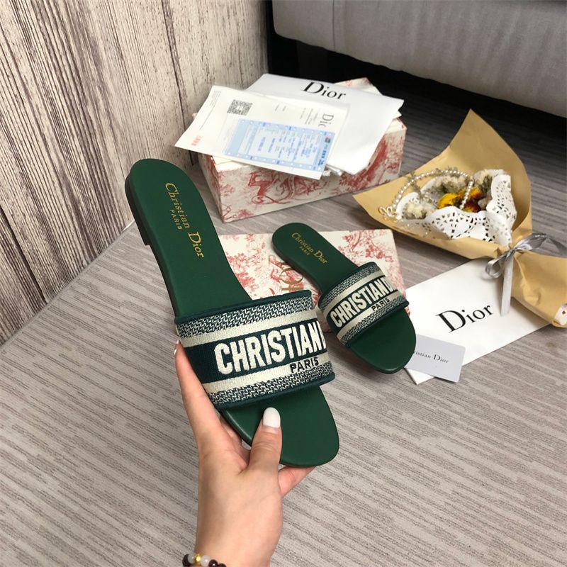 Dior DWAY Slide Slipper Sandals (Replica)