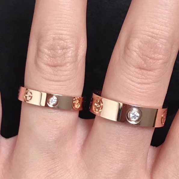 Cartier Love Ring Dupe, One Diamond