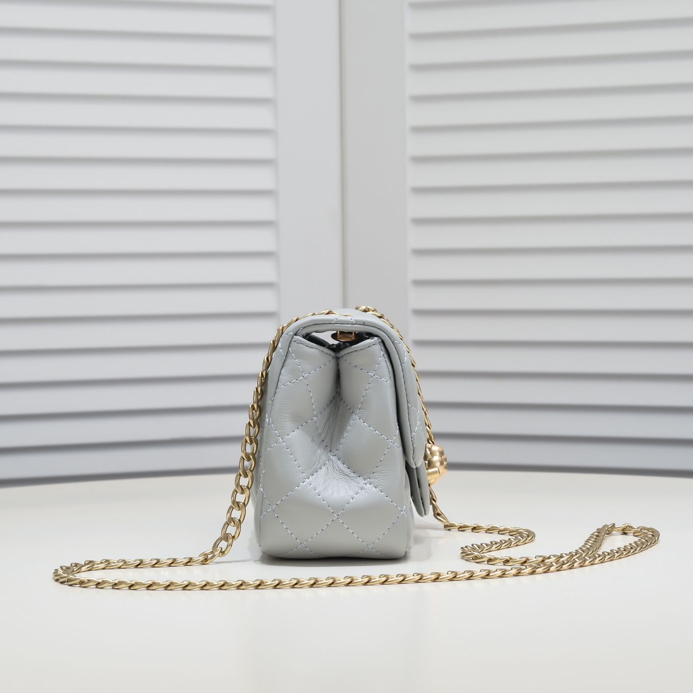 Chanel 23S Camellia Flower Adjustable Buckle Shoulder Bag Handbag