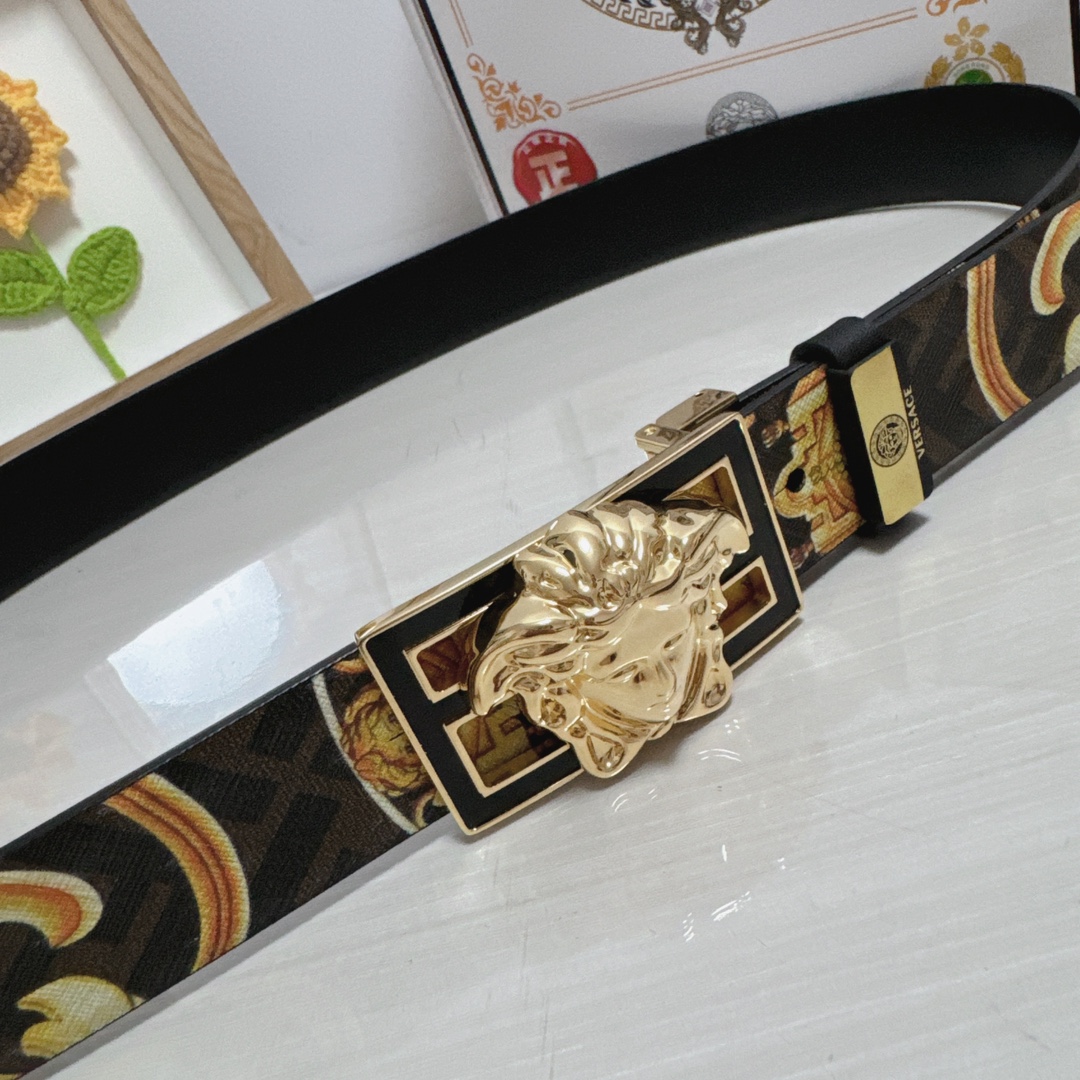 Versace Leather Belts 1:1 Mirror Version