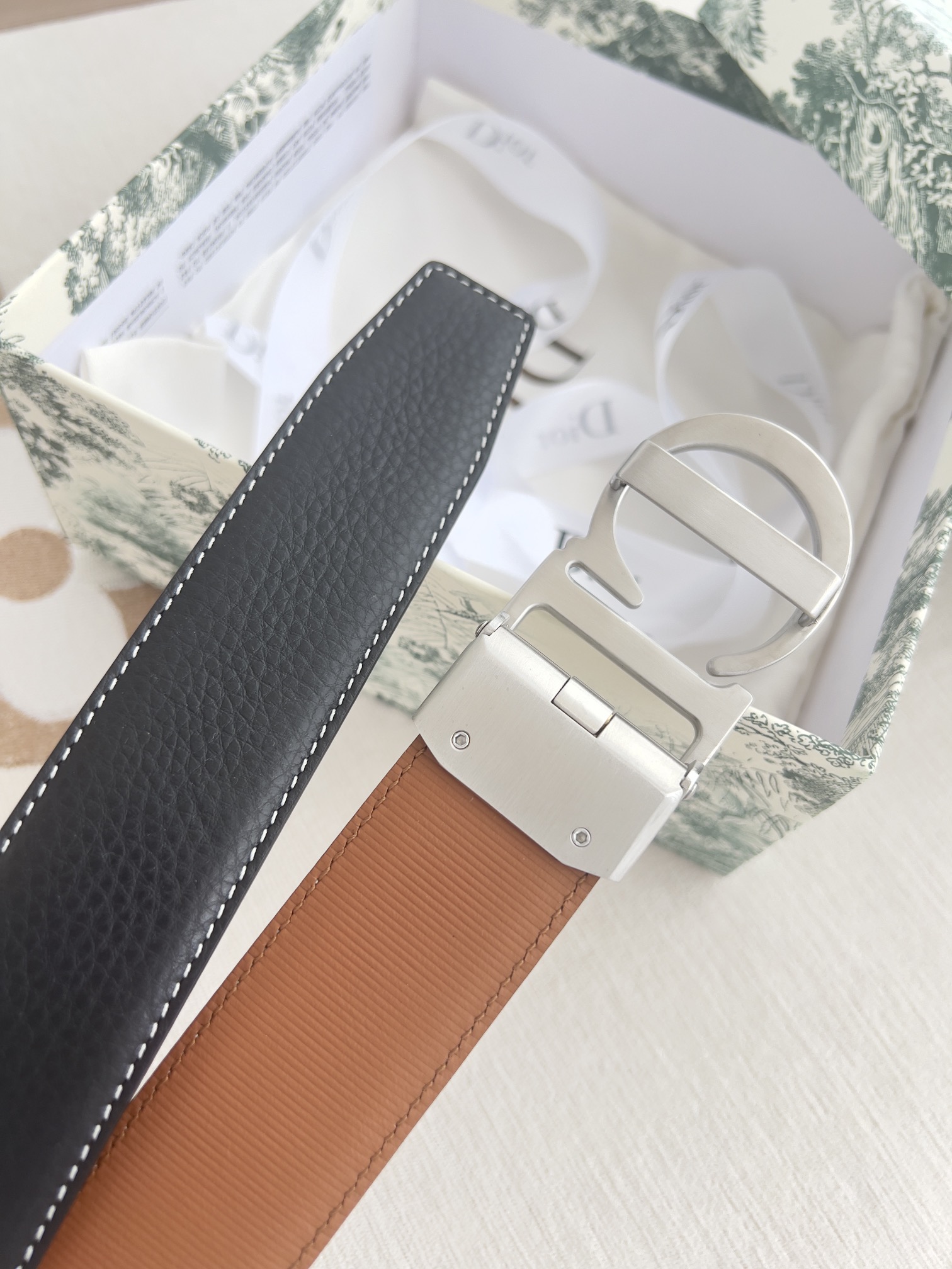 Dior Leather Belts 1:1 Mirror Version