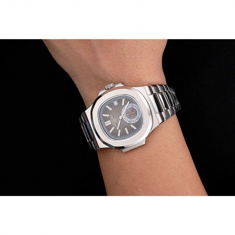 Nautilus 5980/1A-015 Dial Silver 40 mm, Stainless Steel