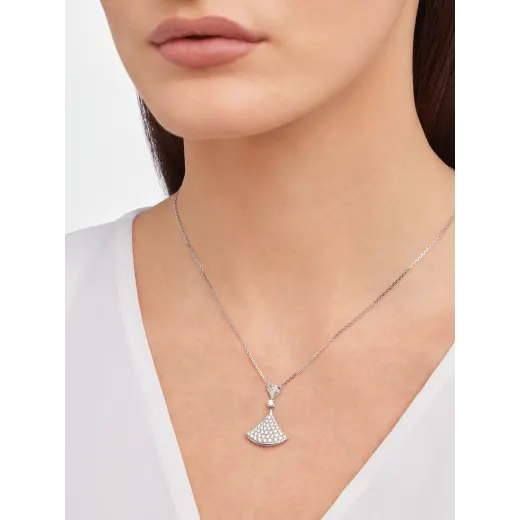BVLGARI DIVAS' DREAM NECKLACE, Rose Gold & White Gold
