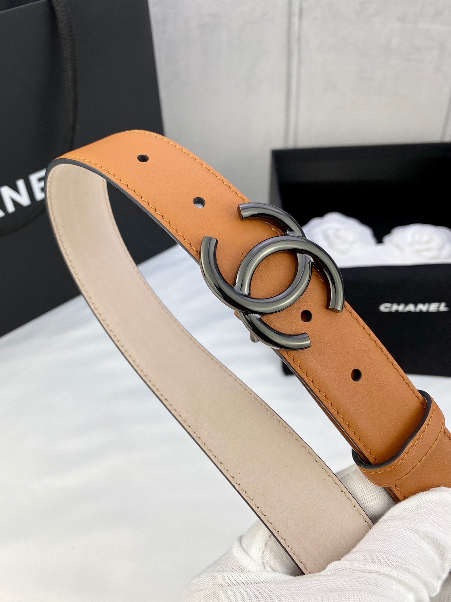 Chanel Leather Belts 1:1 Mirror Version