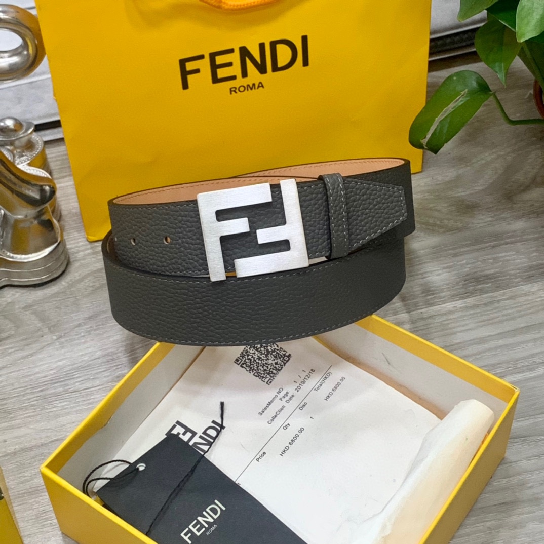 Fendi Leather Belts 1:1 Mirror Version