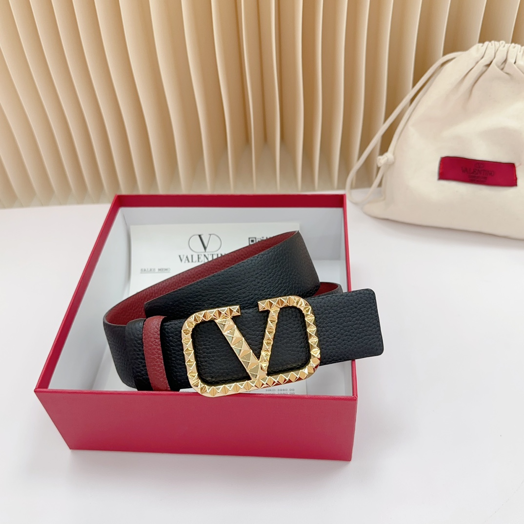 Valentino Leather Belts 1:1 Mirror Version