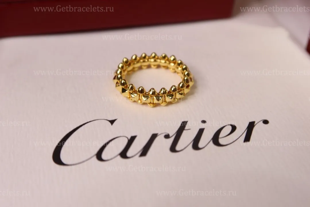 Copy Clash de Cartier Ring Yellow Gold B4241100