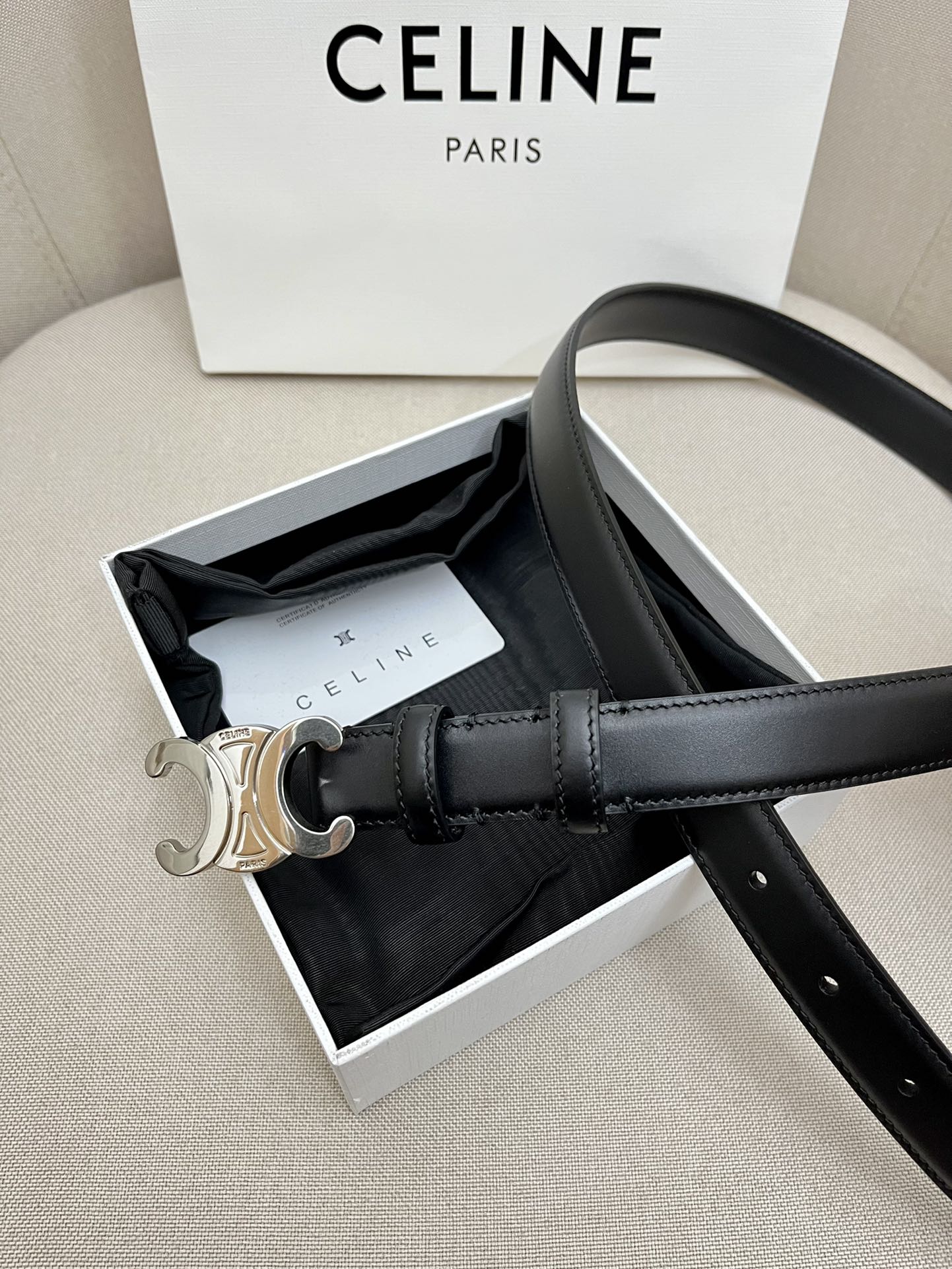 Celine Leather Belts 1:1 Mirror Version