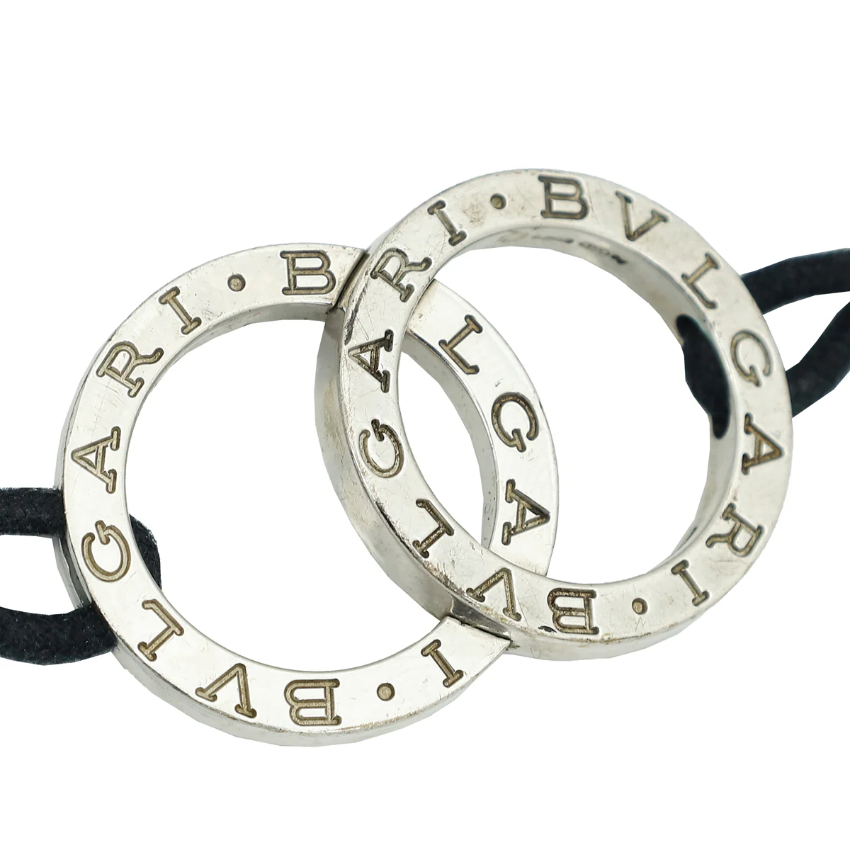 Bvlgari Sterling Silver Bvlgari Cord Bracelet