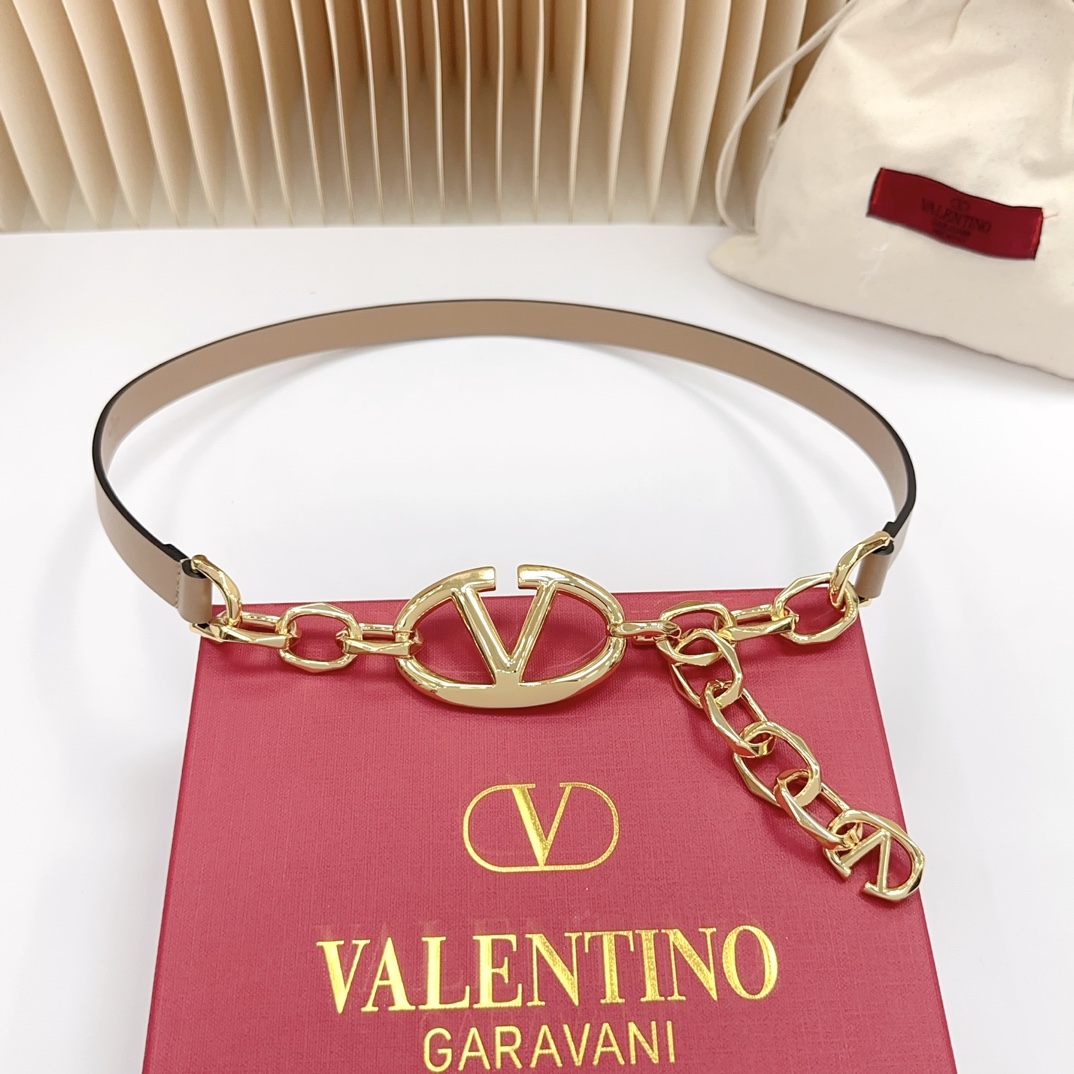 Valentino Leather Belts 1:1 Mirror Version