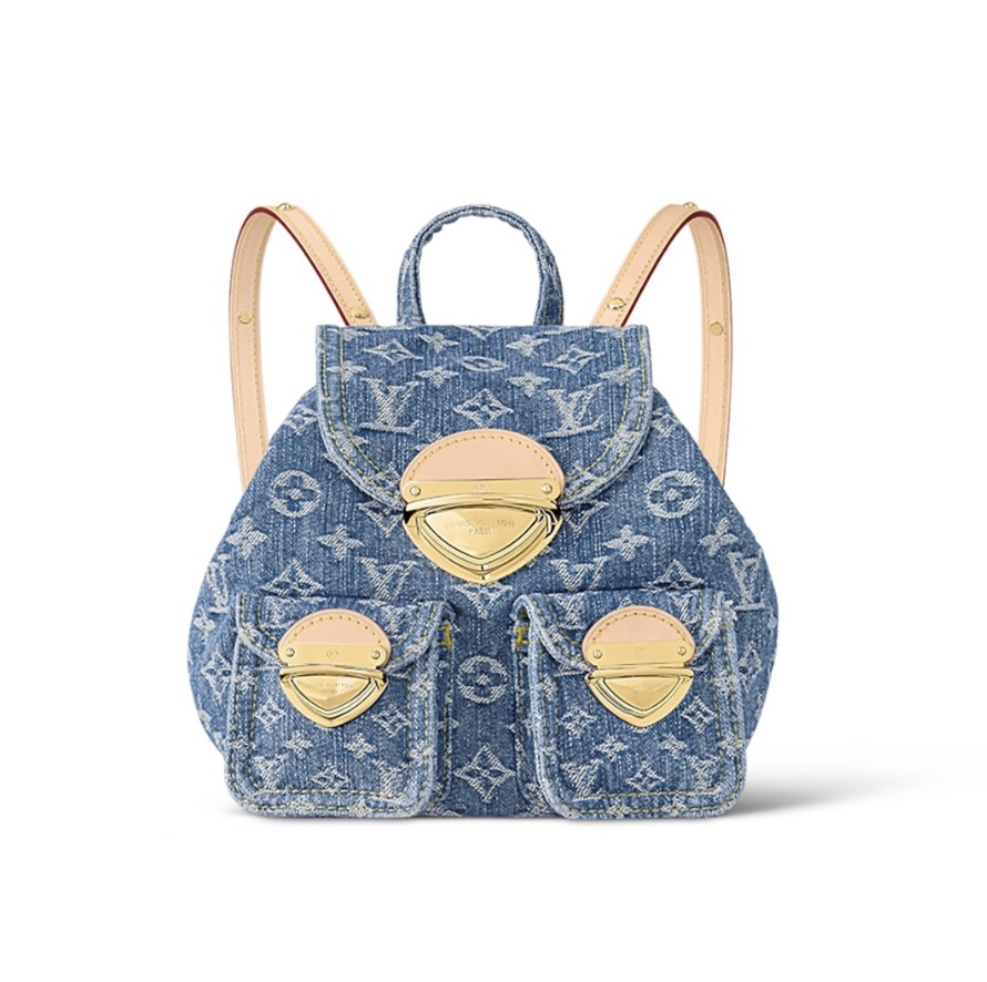Louis Vuitton LV VENICE Denim Backpack Bag M46836(Replica)