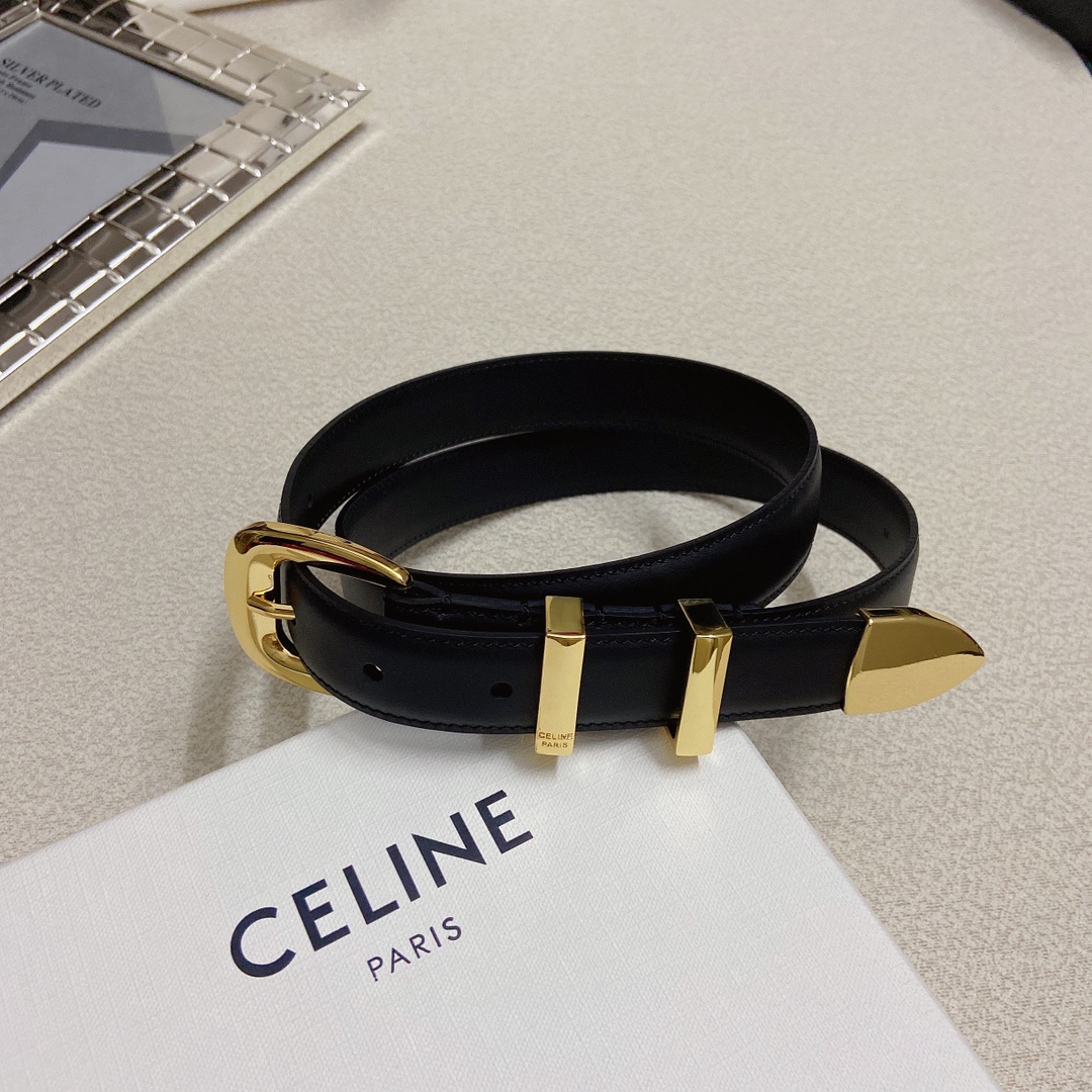 Celine Leather Belts 1:1 Mirror Version