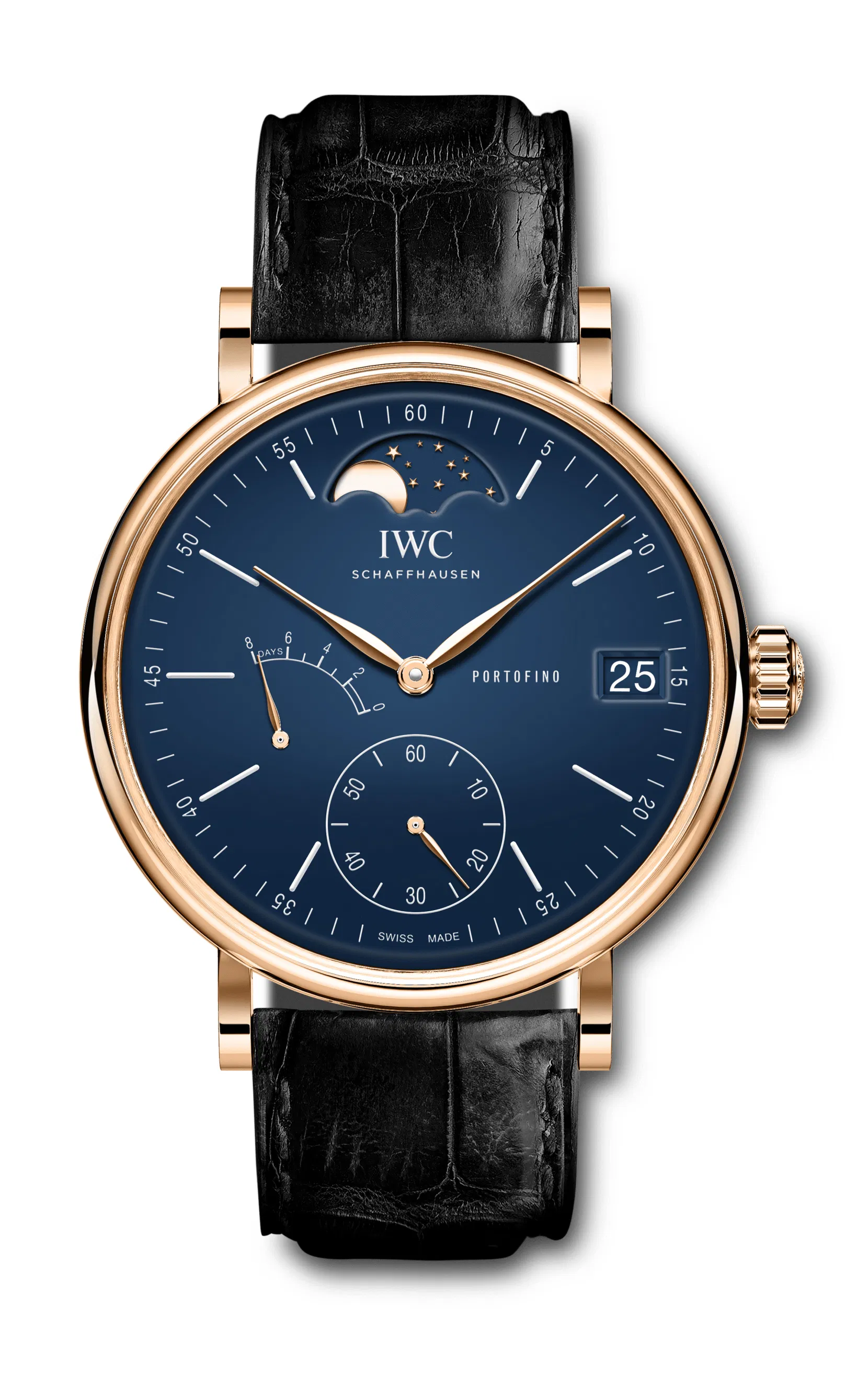 Portofino hand wound moon phase edition 150 years iw516407