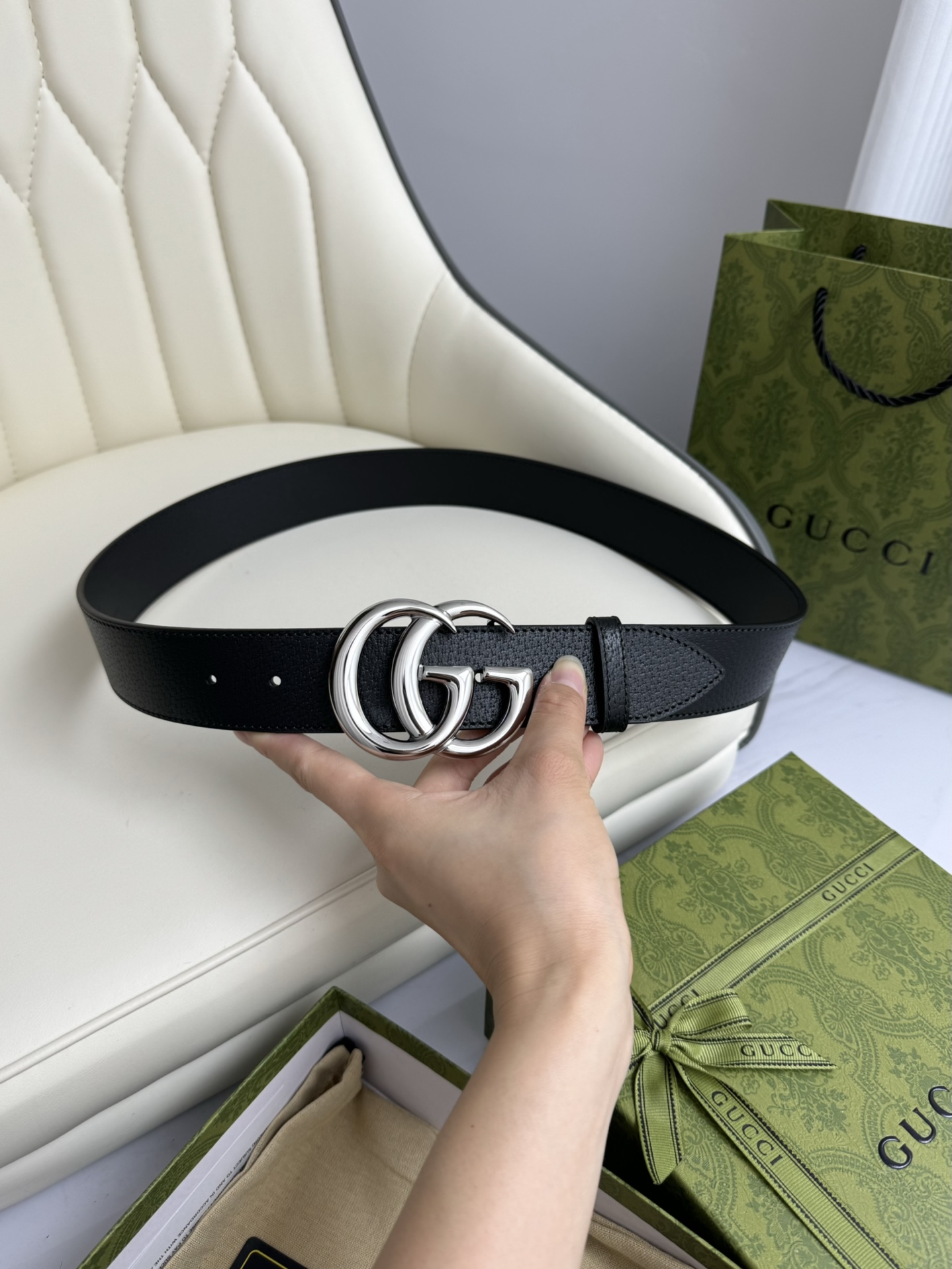 Gucci Leather Belts 1:1 Mirror Version