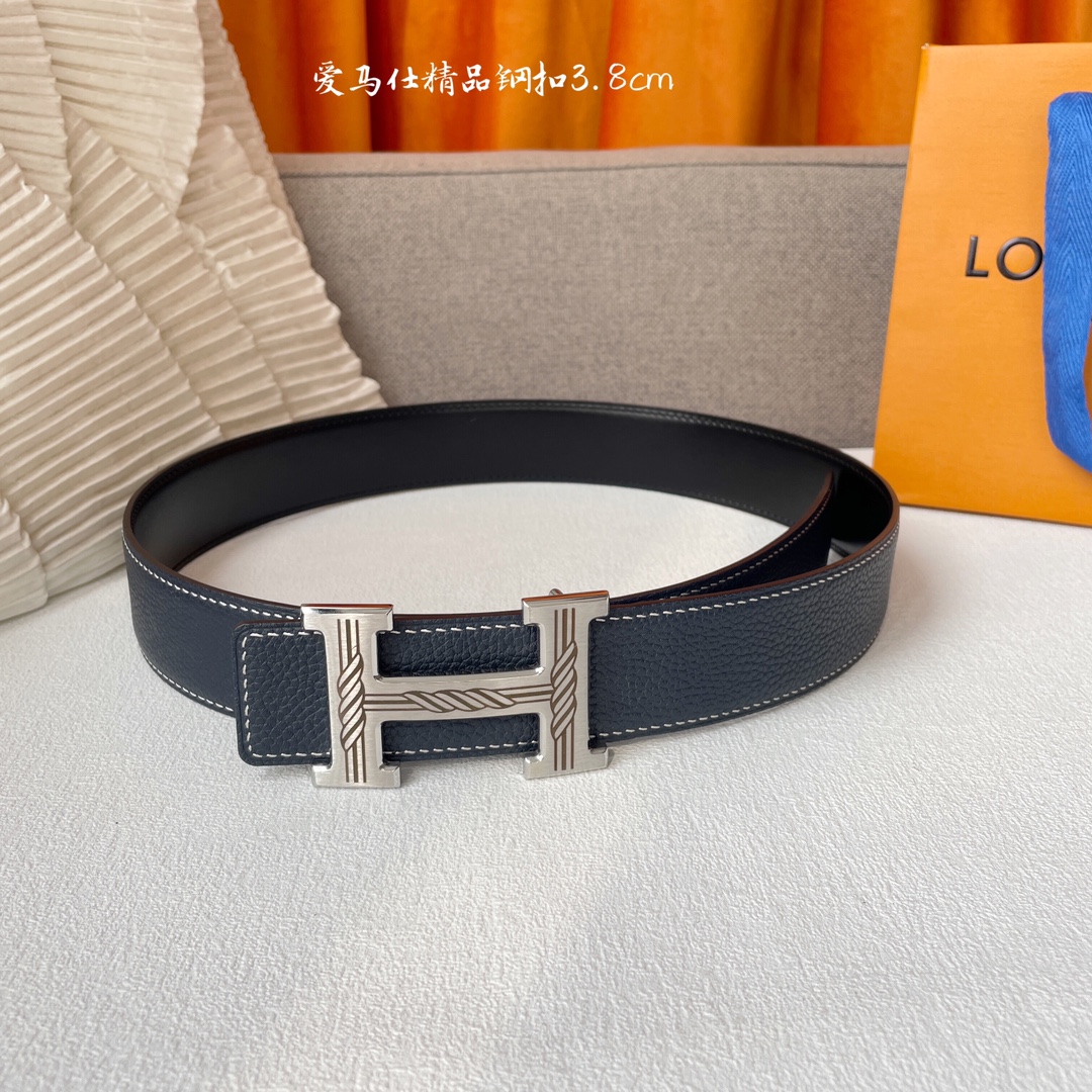 Hermes Leather Belts 1:1 Mirror Version