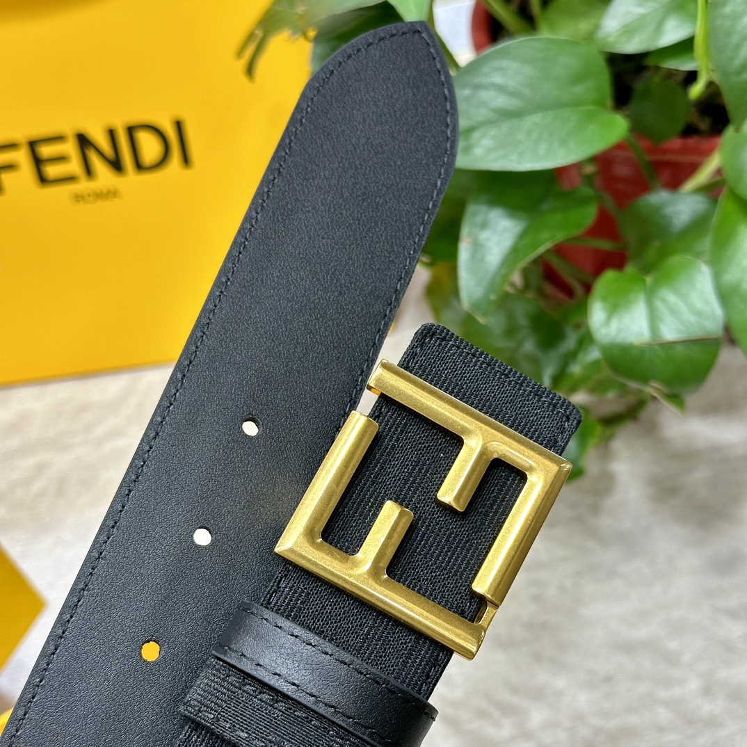 Fendi Leather Belts 1:1 Mirror Version