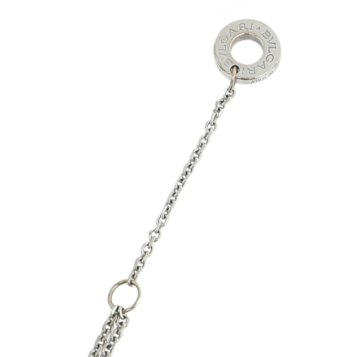 Bvlgari 18K White Gold Diamond Diva's Dream Double Chain Bracelet