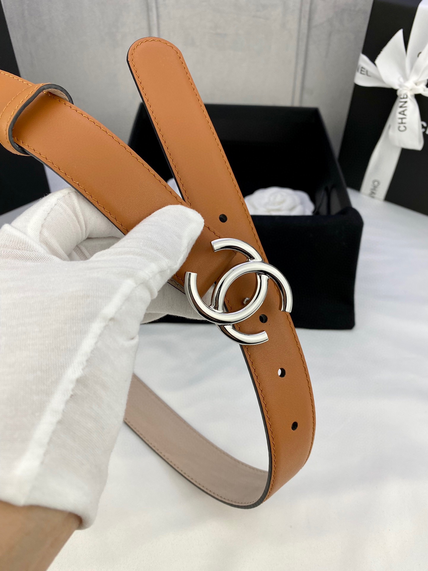 Chanel Leather Belts 1:1 Mirror Version