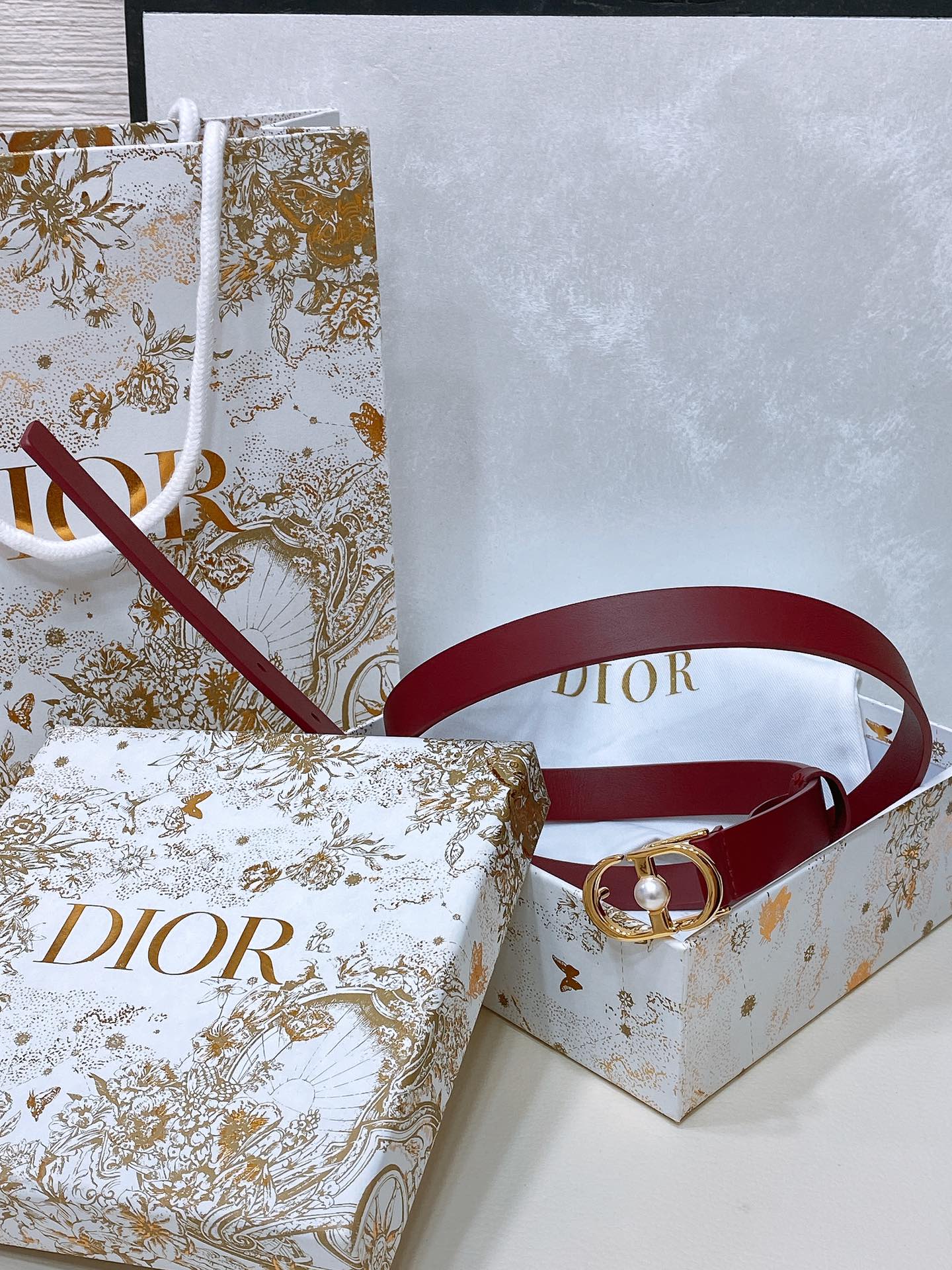 Dior Leather Belts 1:1 Mirror Version