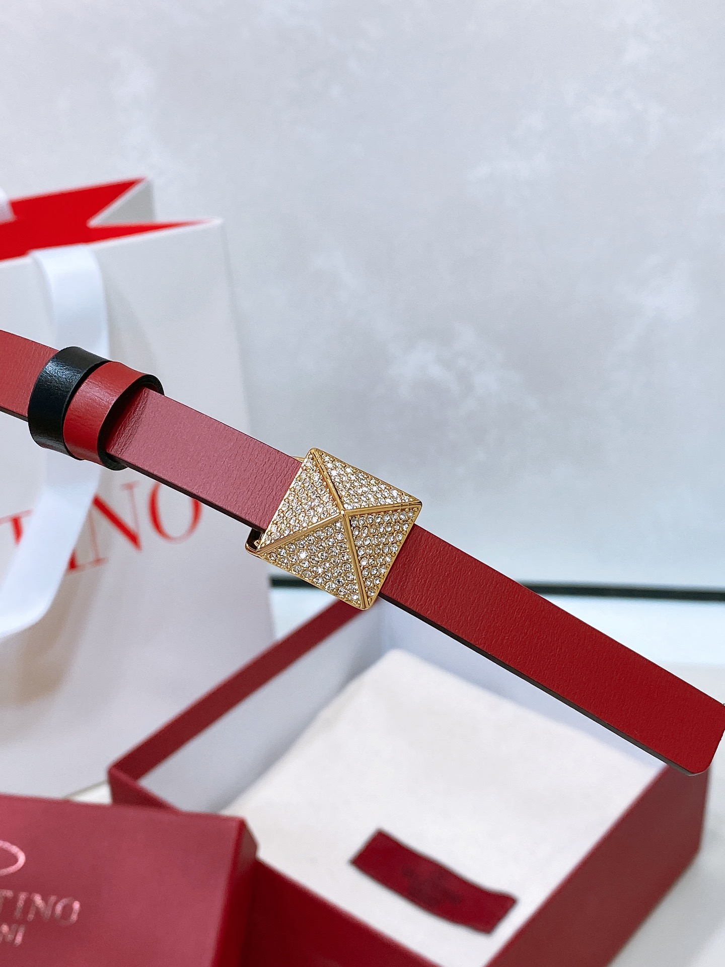 Valentino Leather Belts 1:1 Mirror Version