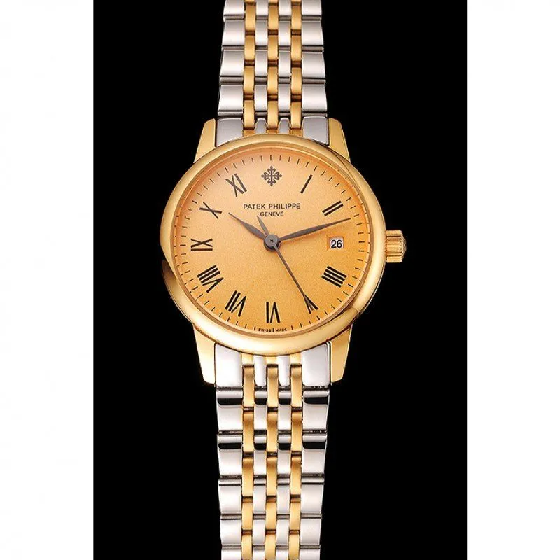 Calatrava Dial Gold 28 mm, Yellow Gold