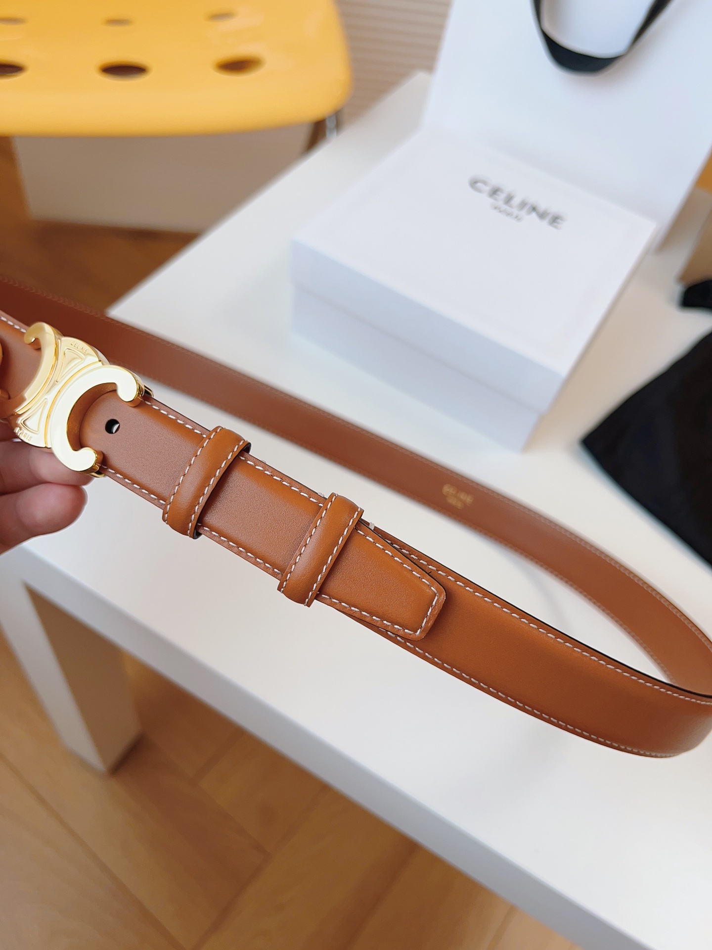 Celine Leather Belts 1:1 Mirror Version