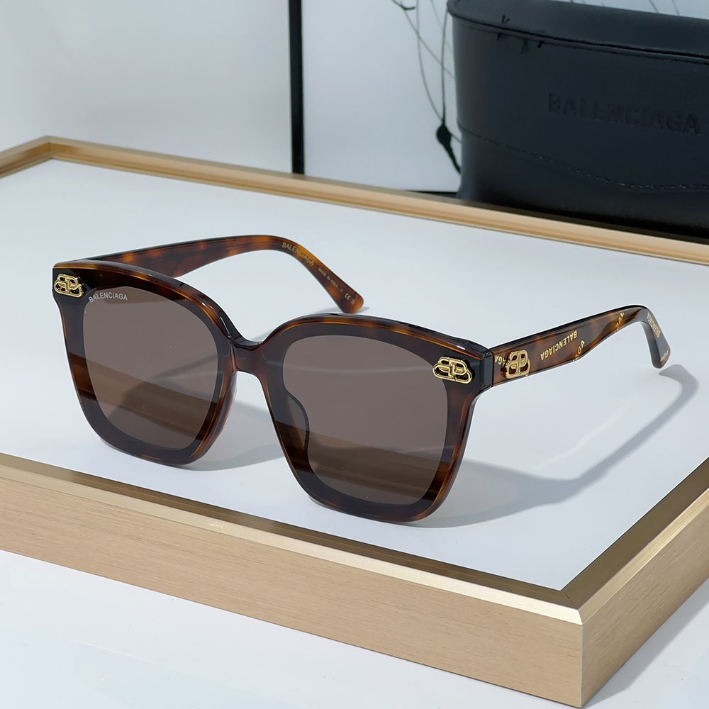 Balenciaga Mirror leg Logo  sunglasses Top quality （Replica）
