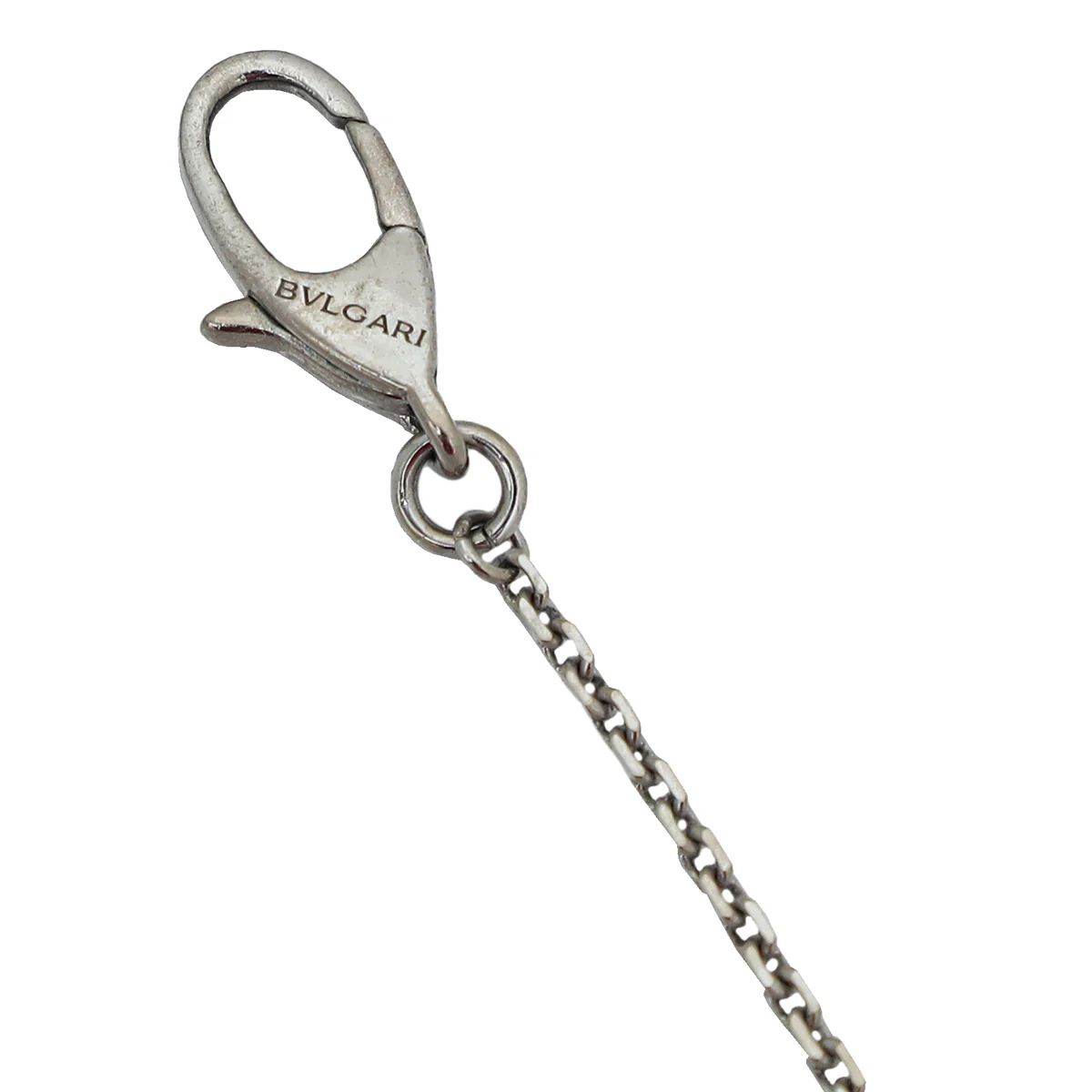 Bvlgari 18K White Gold Diamond Fiorever Necklace