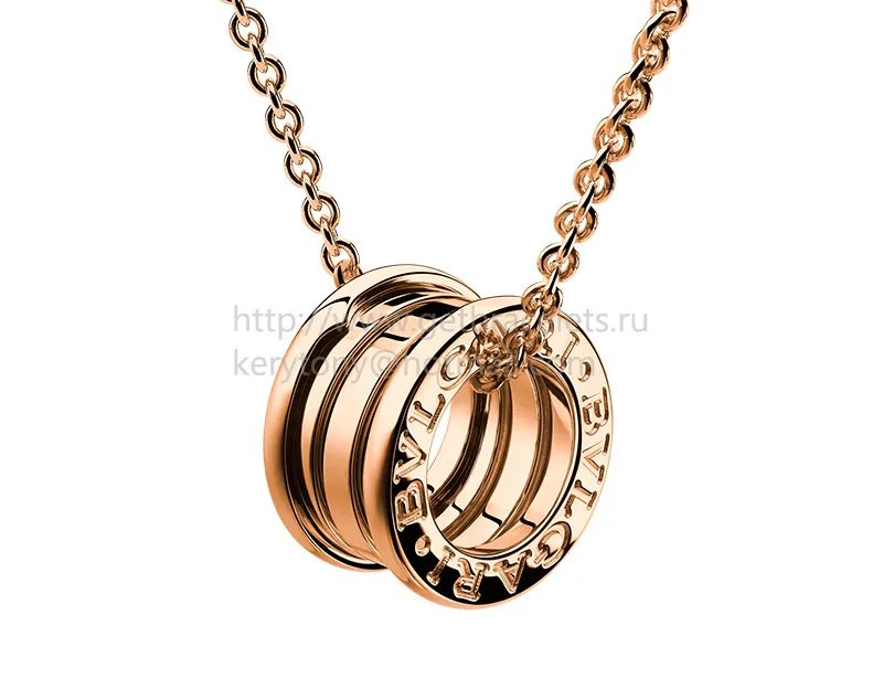 B.zero1 Rose Gold Pendant with Chain