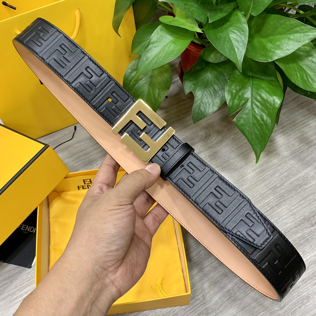 Fendi Leather Belts 1:1 Mirror Version