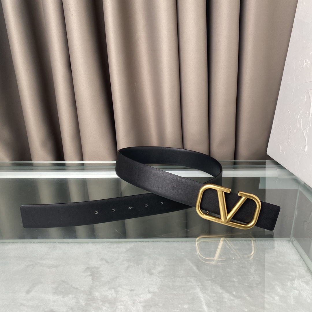 Valentino Leather Belts 1:1 Mirror Version